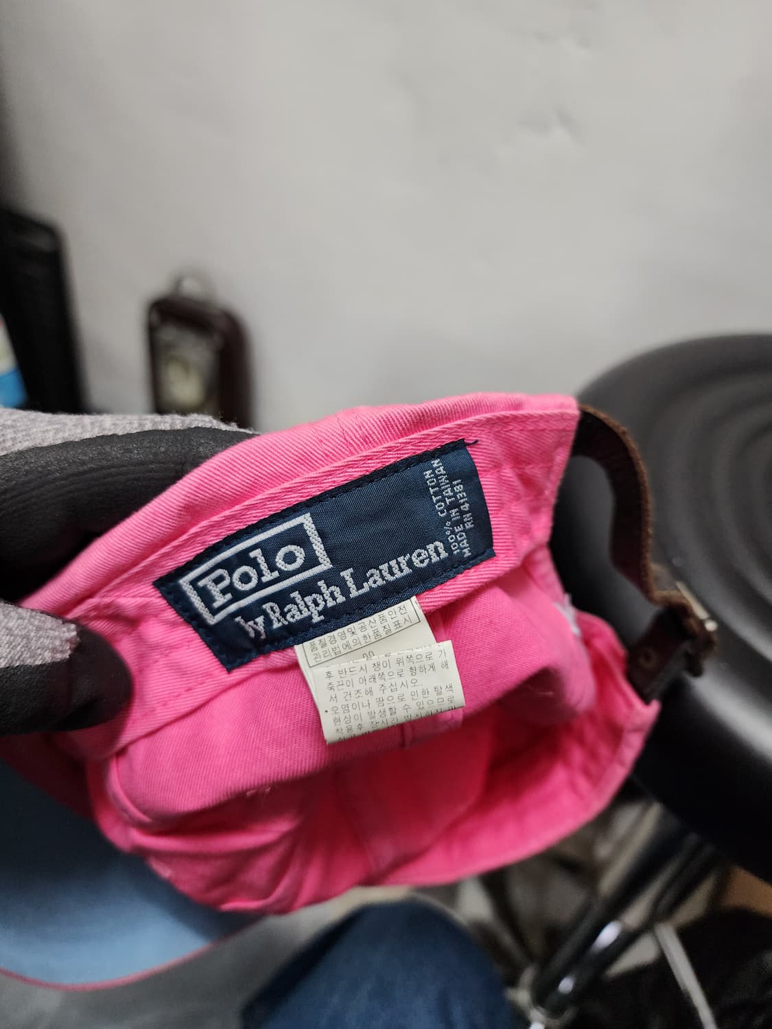 00s 폴로 랄프로렌 핑크색 볼캡  상품이미지4