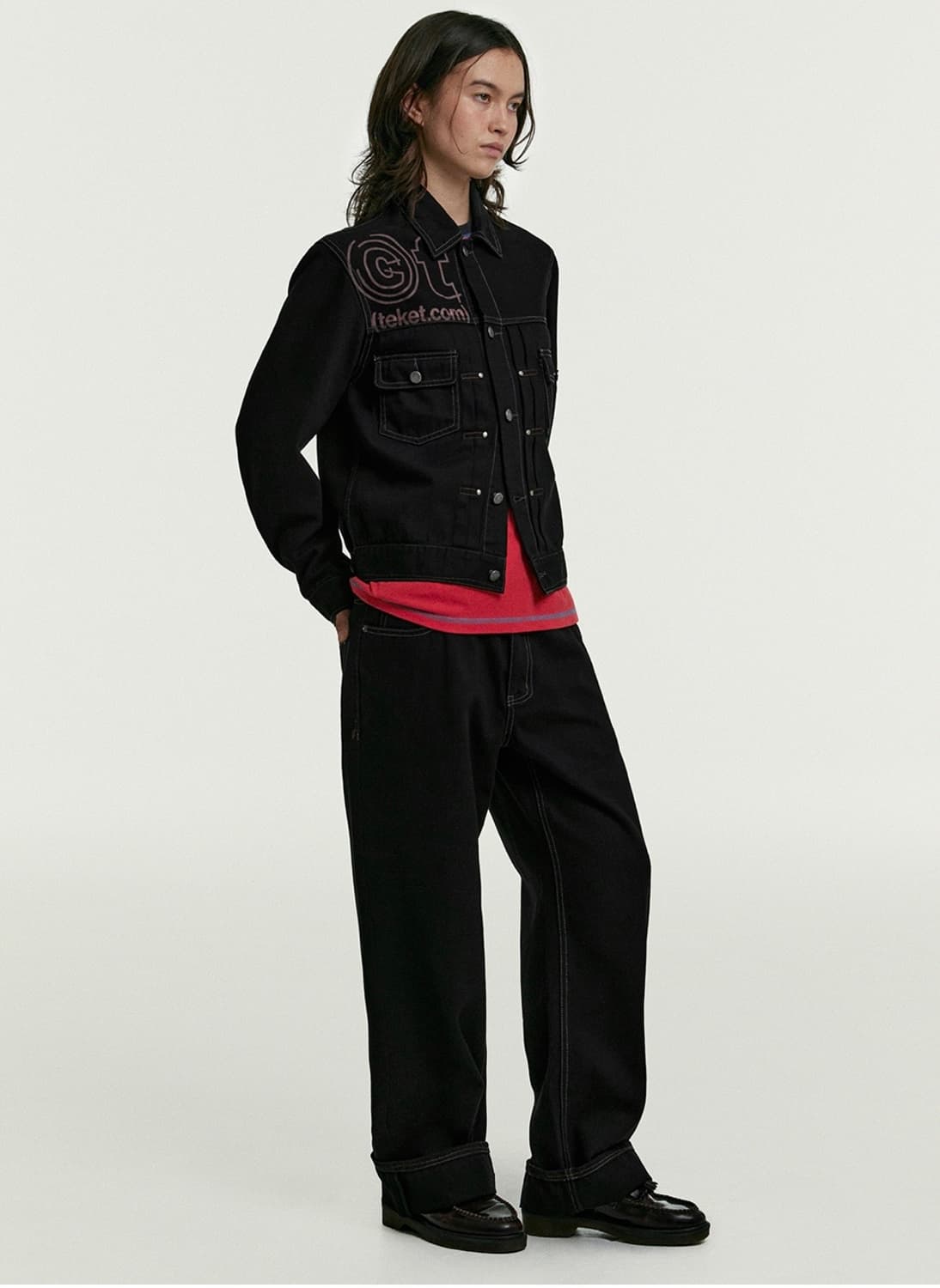 테켓 커브 스티치 팬츠 Curve Stitch Pants 상품이미지2