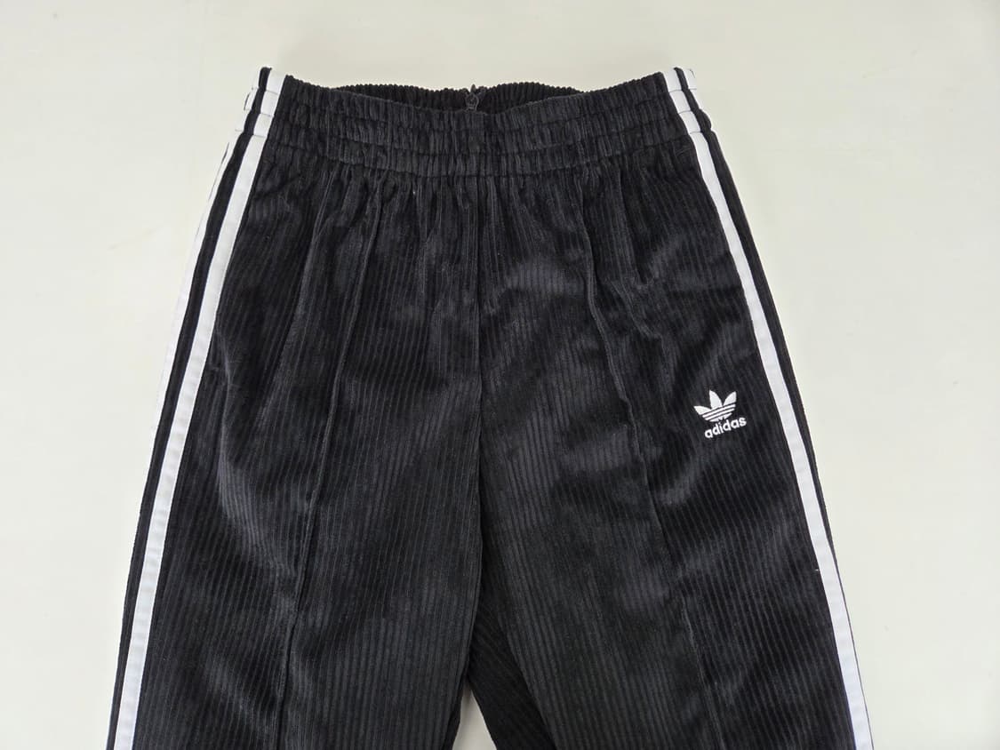 아디다스 코듀로이 블랙 부츠컷 트랙 팬츠 XS 상품이미지3