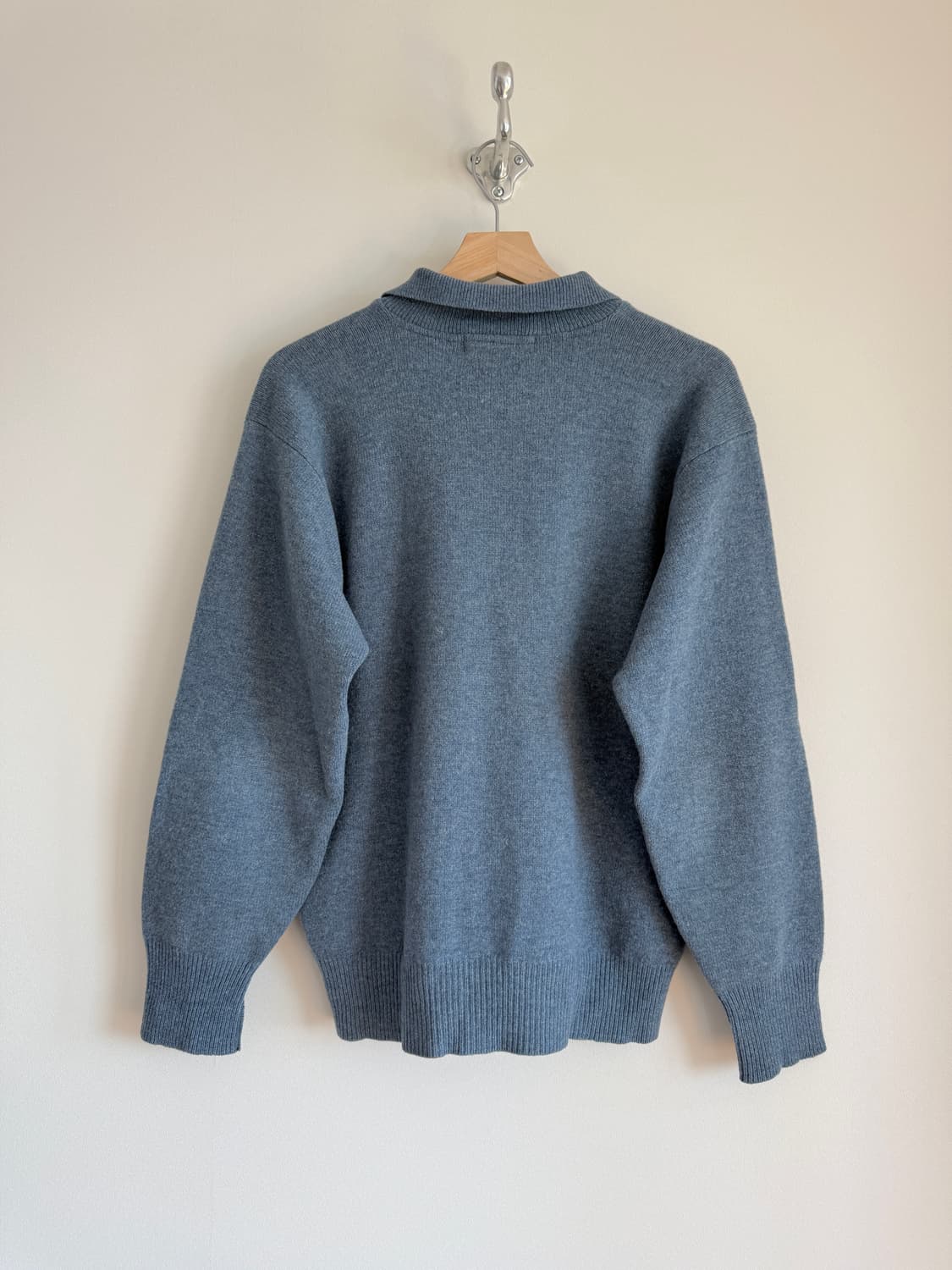 90's 폴로 랄프로렌 울 카라 니트(1992년 일경물산 생산) 상품이미지4