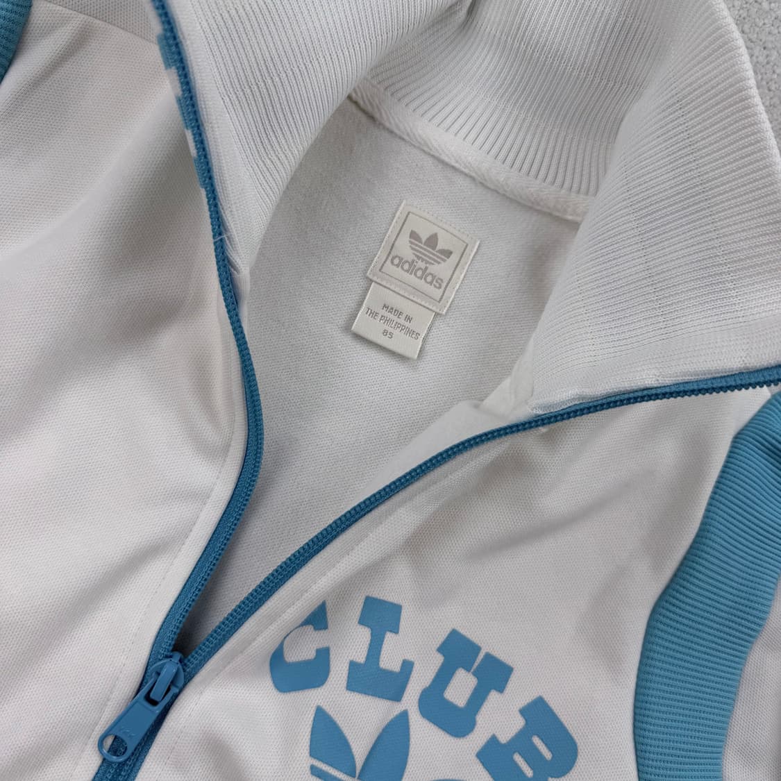 00s 아디다스 클럽 화이트 트랙탑 져지 상품이미지6