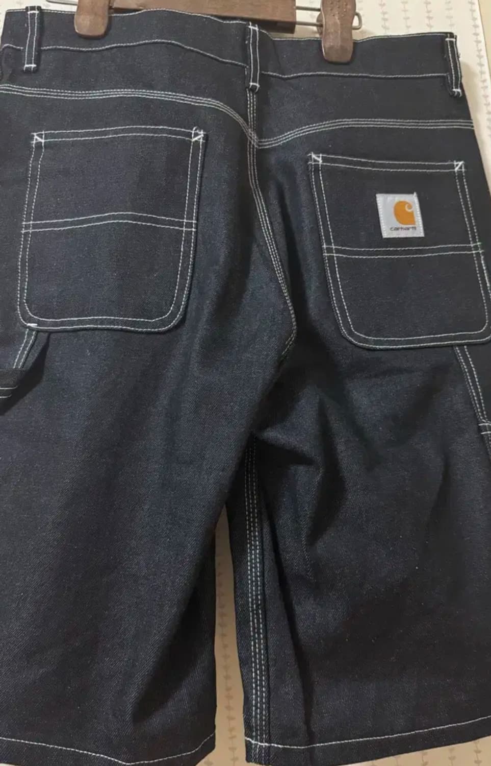 칼하트 스몰로고 하프 데님팬츠 상품이미지2