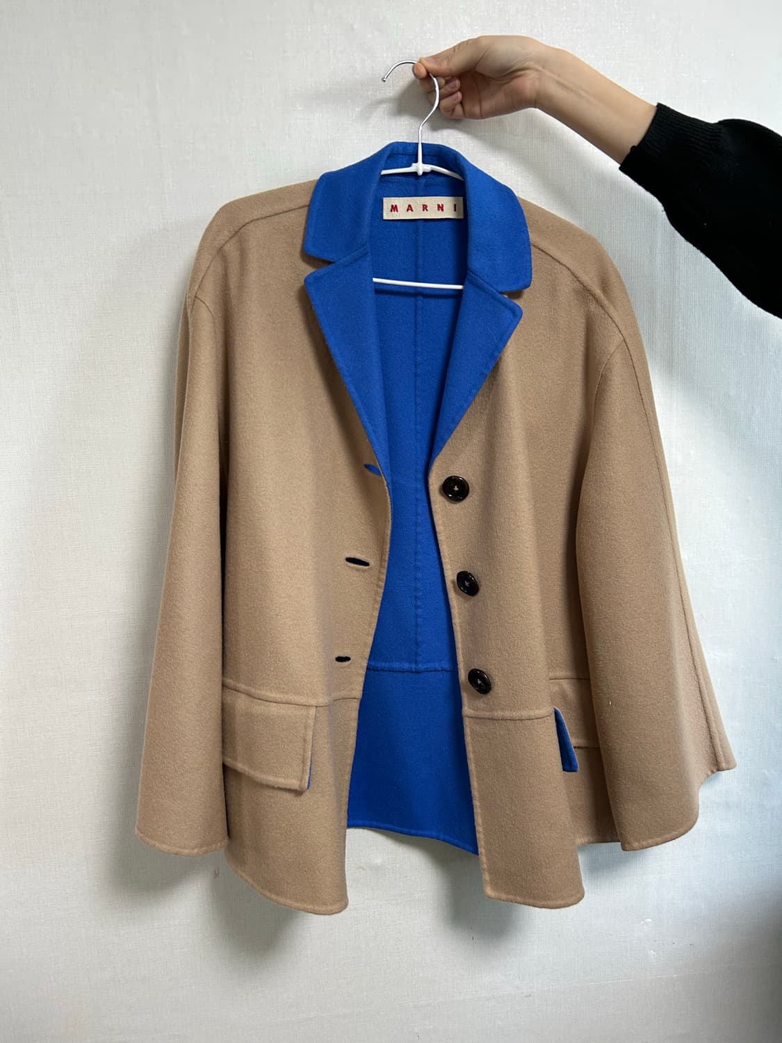 마르니 리버시블 캐시미어 자켓 44사이즈 (국내 55-66 추천) 상품이미지1