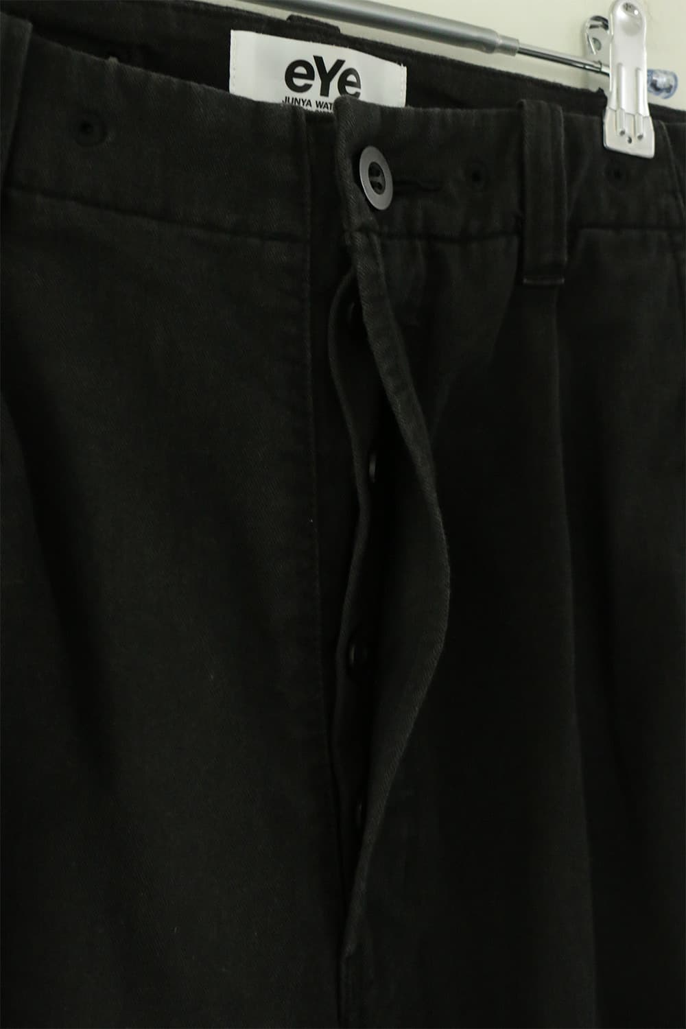 아이 준야 와타나베 맨 블랙 코튼팬츠 상품이미지5