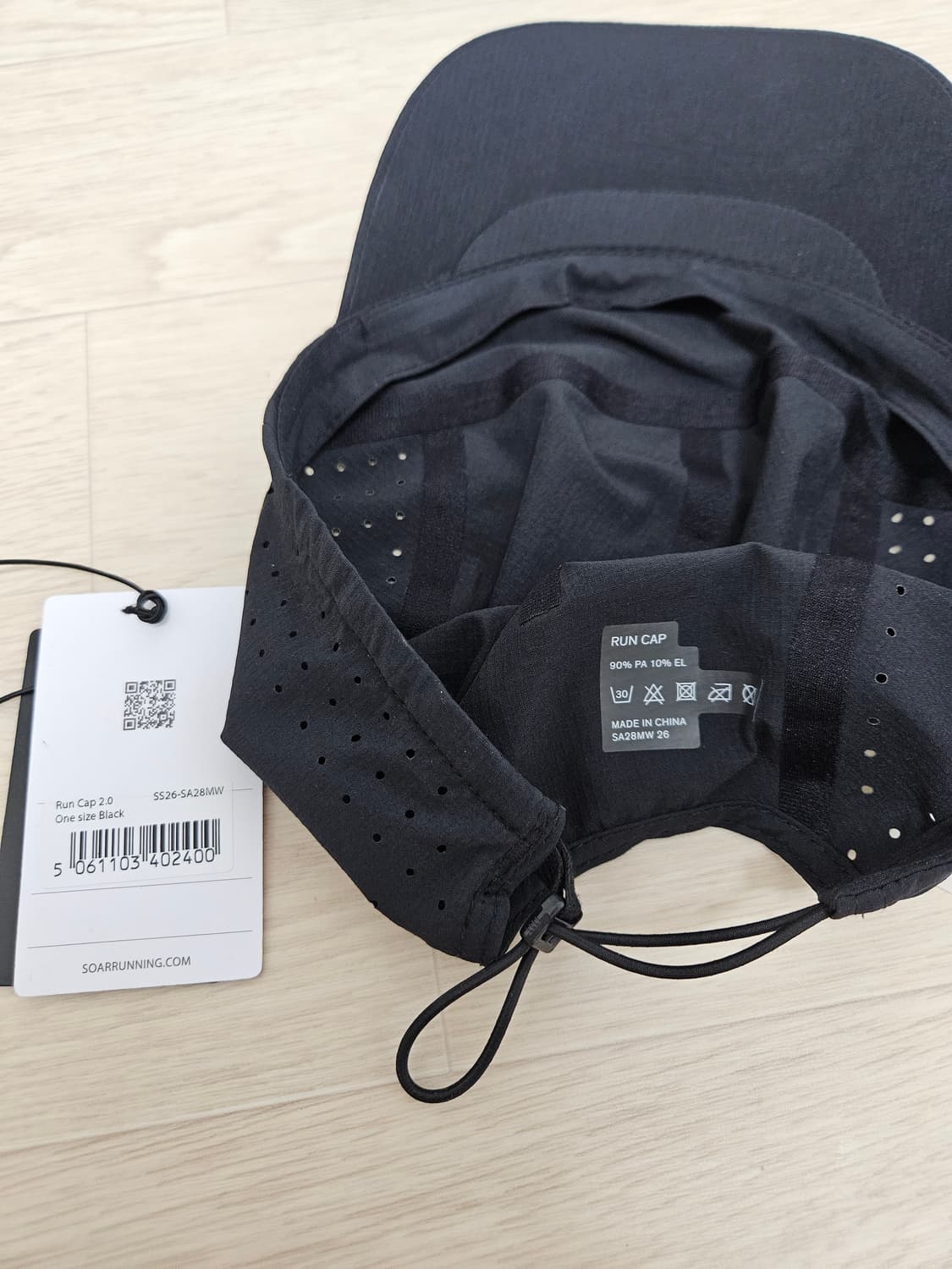 Soar run cap 2.0 Black 상품이미지4