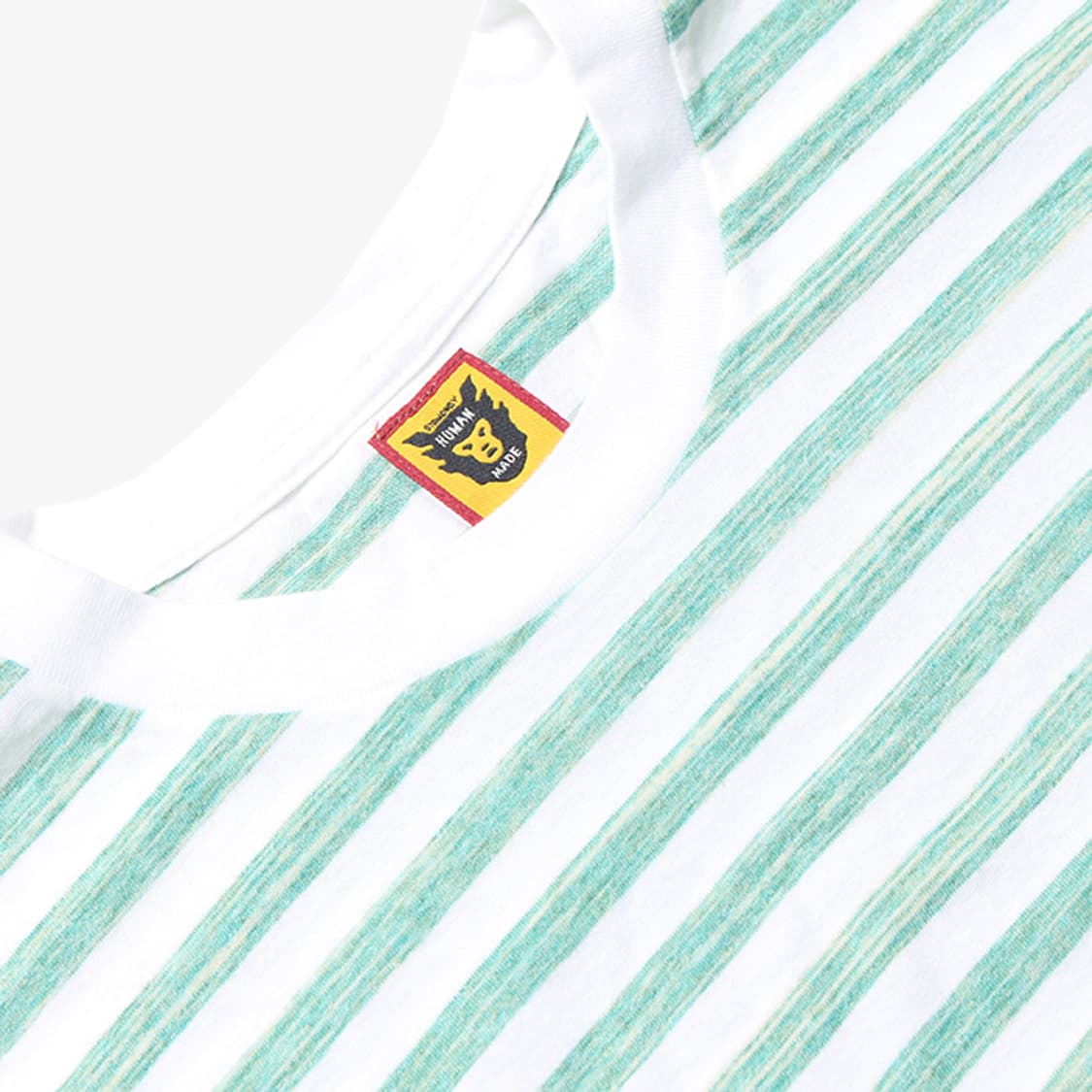  HUMAN MADE "Green Stripe T-Shirts" 상품이미지4