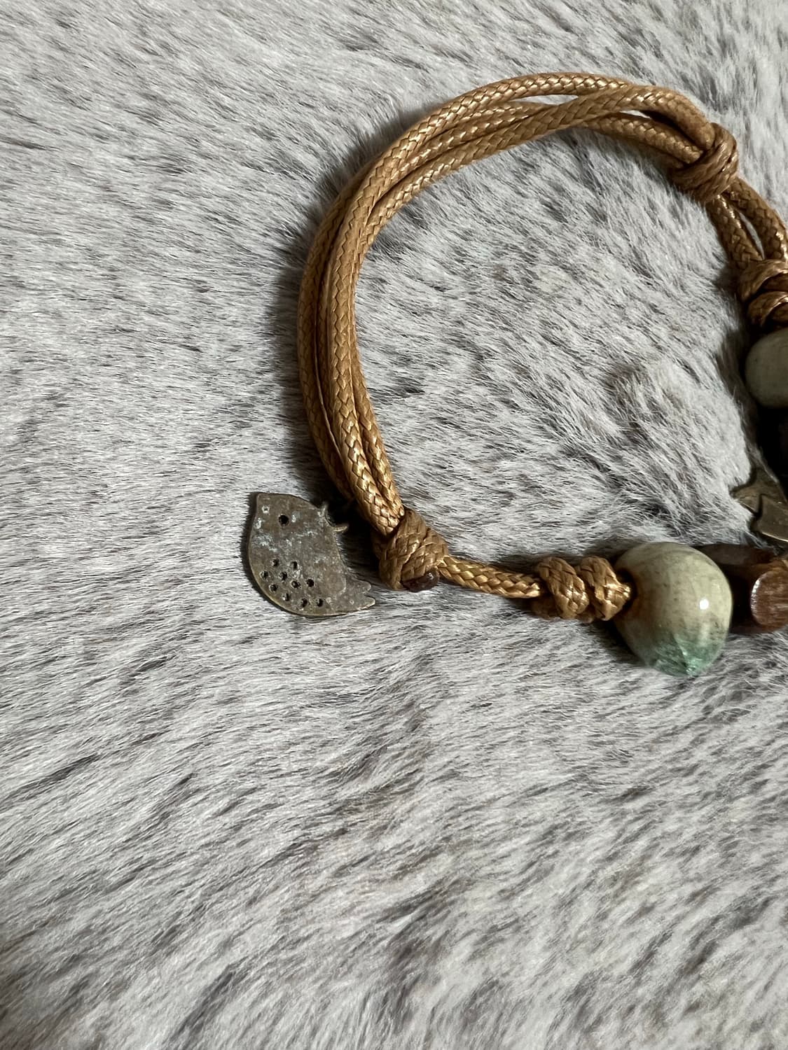 엔틱 가죽 비즈 그런지 오리엔탈 빈티지 팔찌  상품이미지3