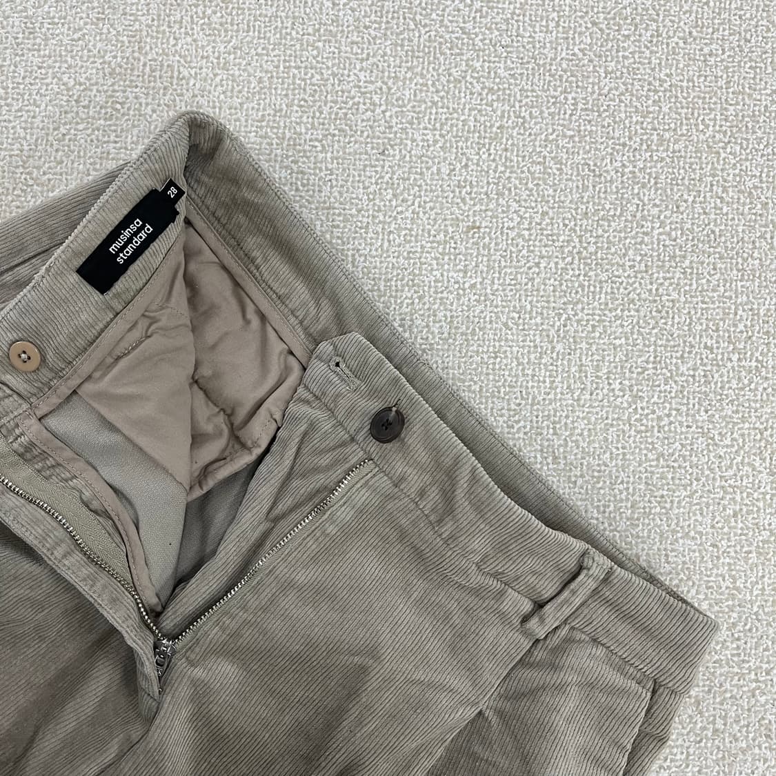 28 무신사스탠다드 코듀로이 골덴 바지 0202M2 상품이미지2