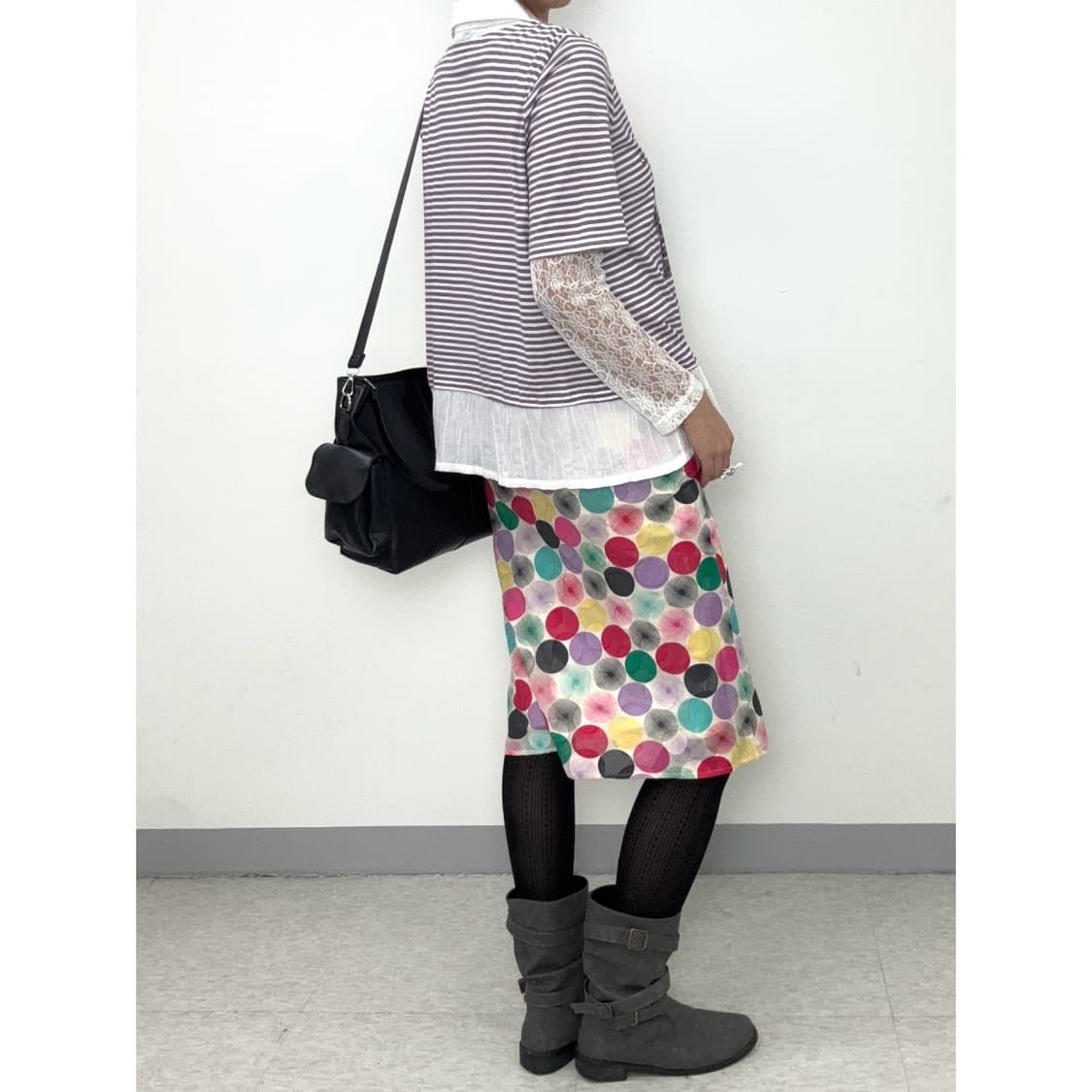 빈티지 키치 스트라이프 반팔 셔츠 상품이미지4