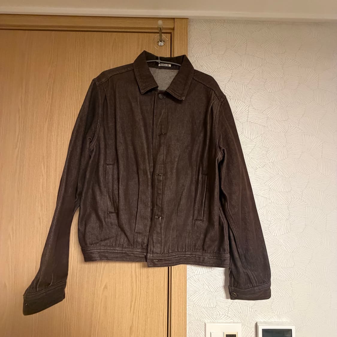 21AW 오라리 데님 블루종 자켓 브라운(5) 상품이미지2