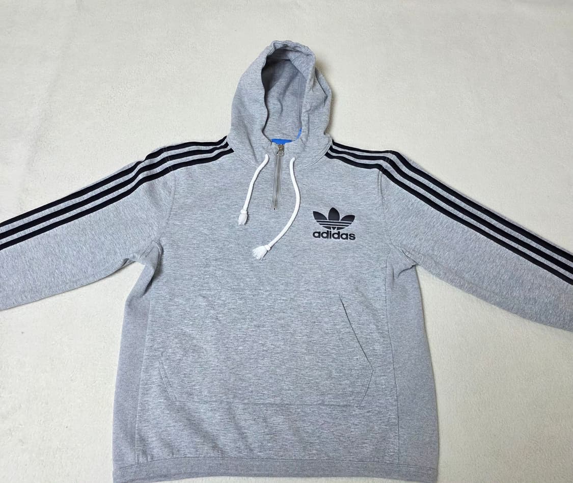 아디다스 후디 맨투맨 그레이 남.녀 90. M 상품이미지1