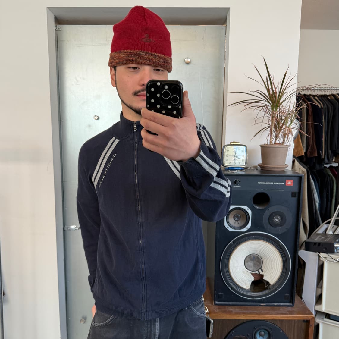 아르마니 익스체인지 니트 집업 상품이미지1