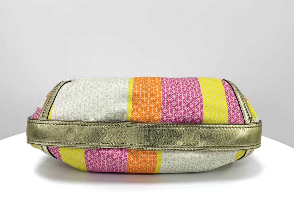 로에베 멀티 스트라이프 캔버스 토트백 상품이미지5