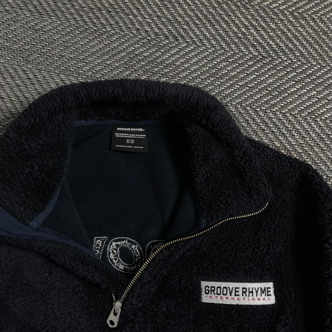 Groove Rhyme 하이넥 쉐르파 플리스 반집업y 4726 상품이미지8