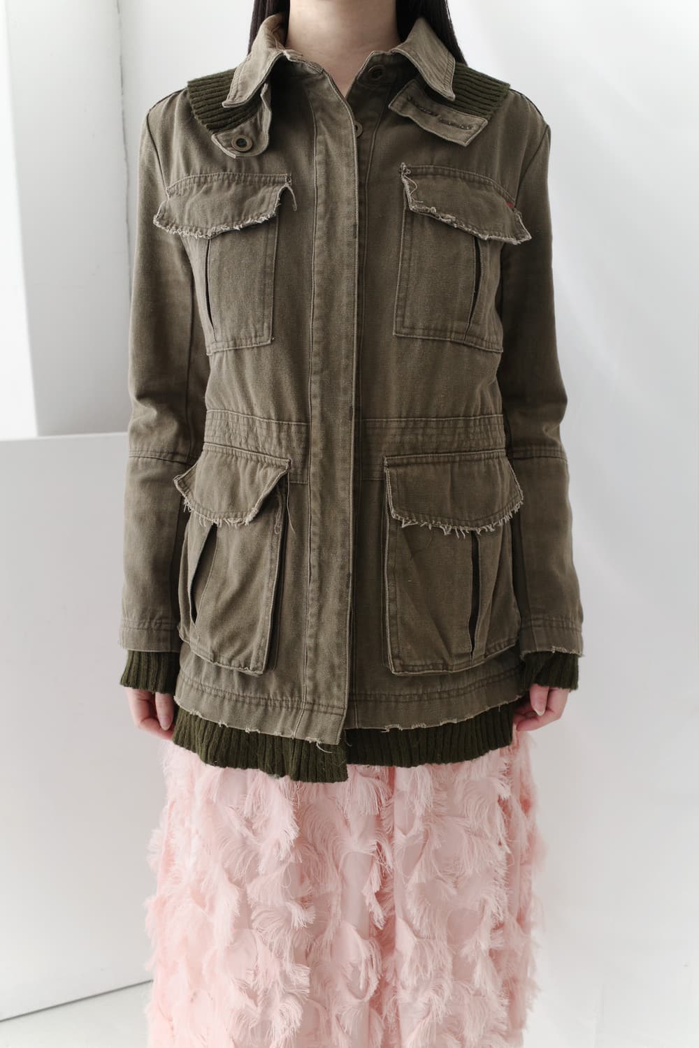 pocket hidden button jacket 상품이미지6