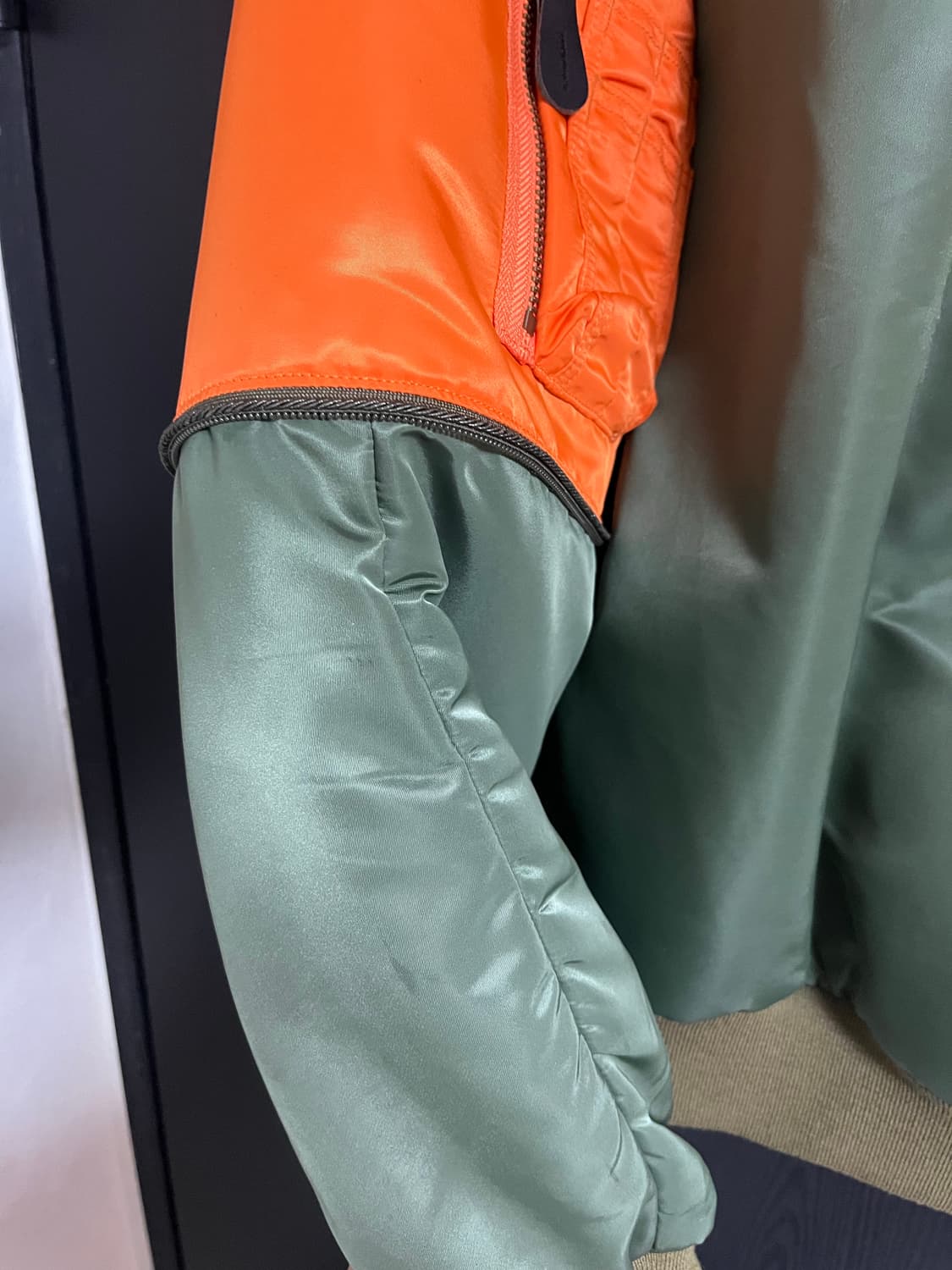 캐피탈 KAPITAL MA-1 나일론 샴보머 상품이미지7