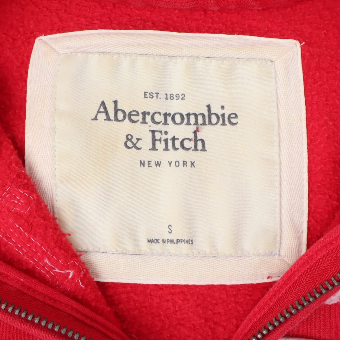 아베크롬비 피치 레드 후드집업 상품이미지8