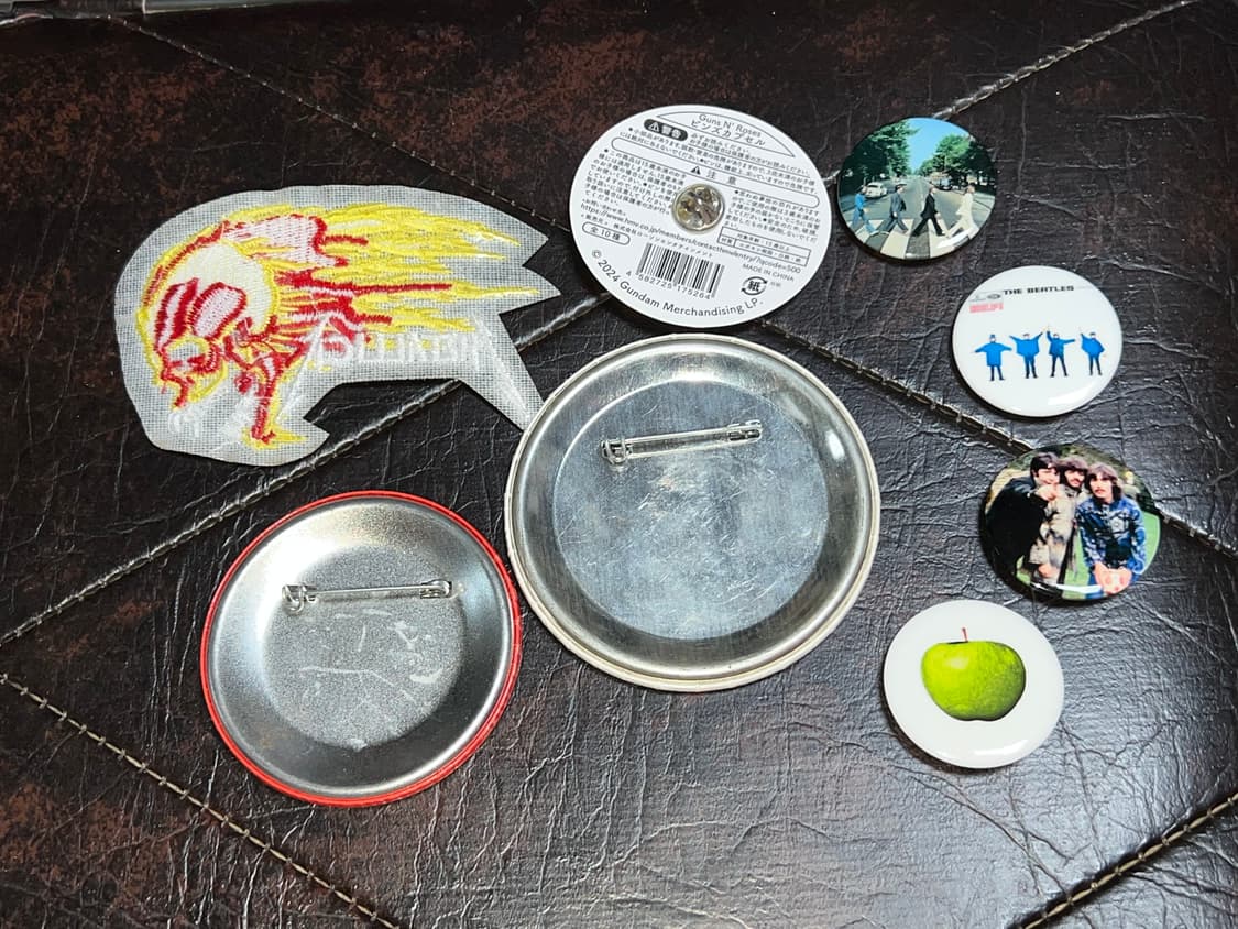 락밴드 빈티지 뱃지, 와펜 세트 상품이미지2