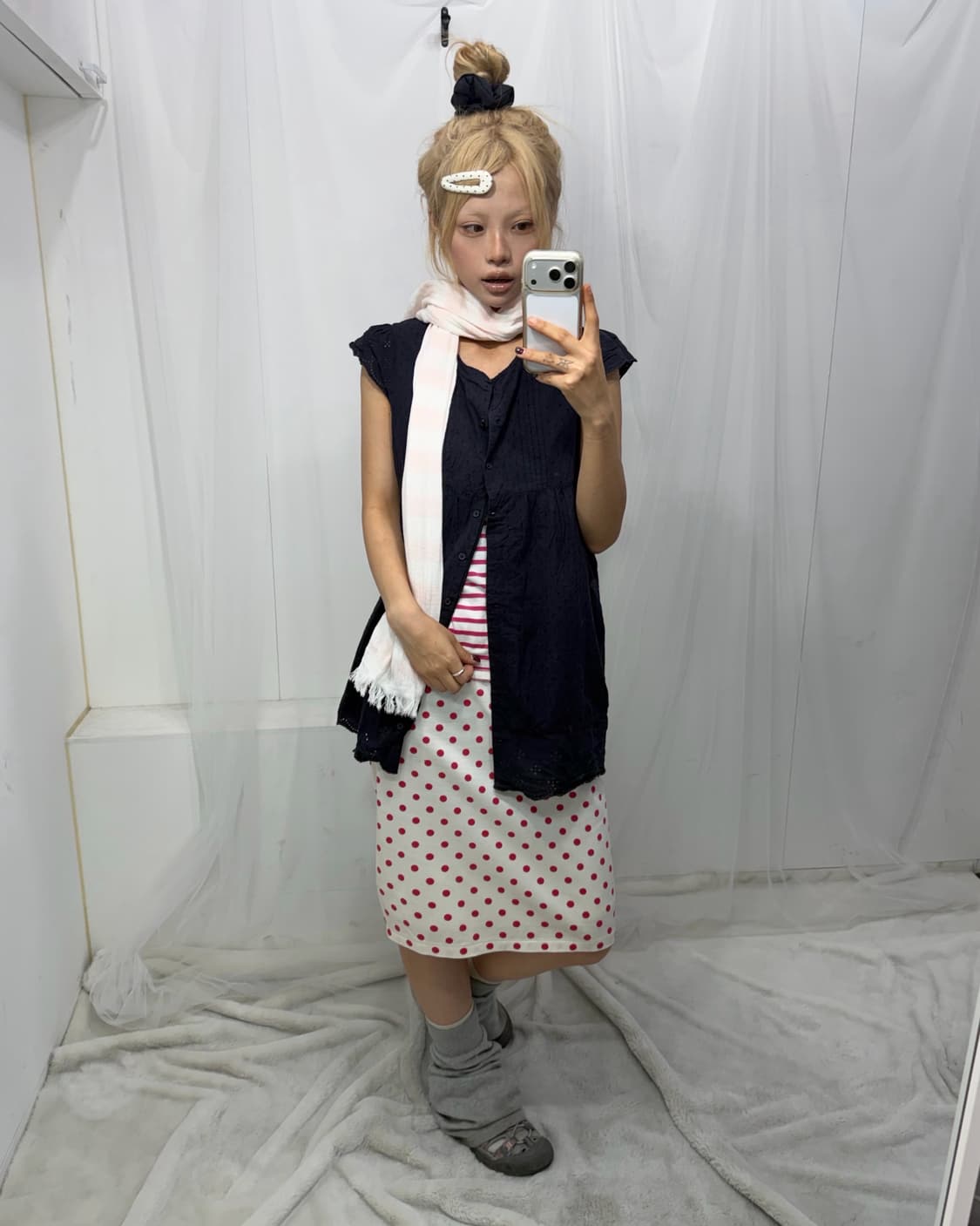 ✿ 핑크 도트 키치 set ✿ 상품이미지2