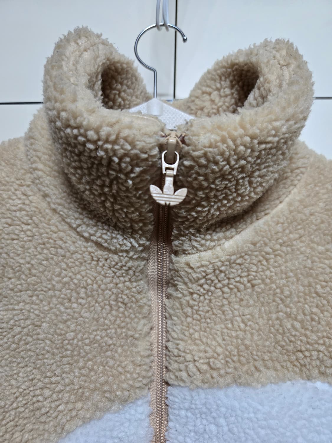 아디다스 남성용 오리지널 쉐르파 트랙자켓 상품이미지3