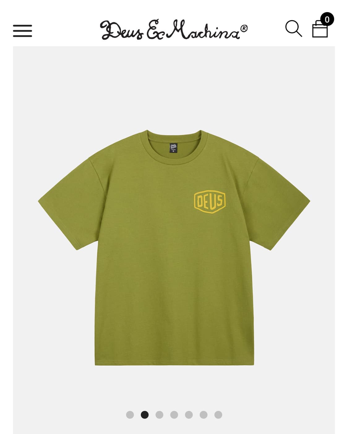 (새상품) 데우스엑스마키나 반팔 티셔츠 상품이미지2