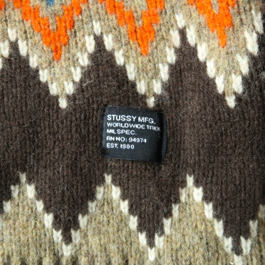 스투시 램스울 셰르본 스웨터 상품이미지5