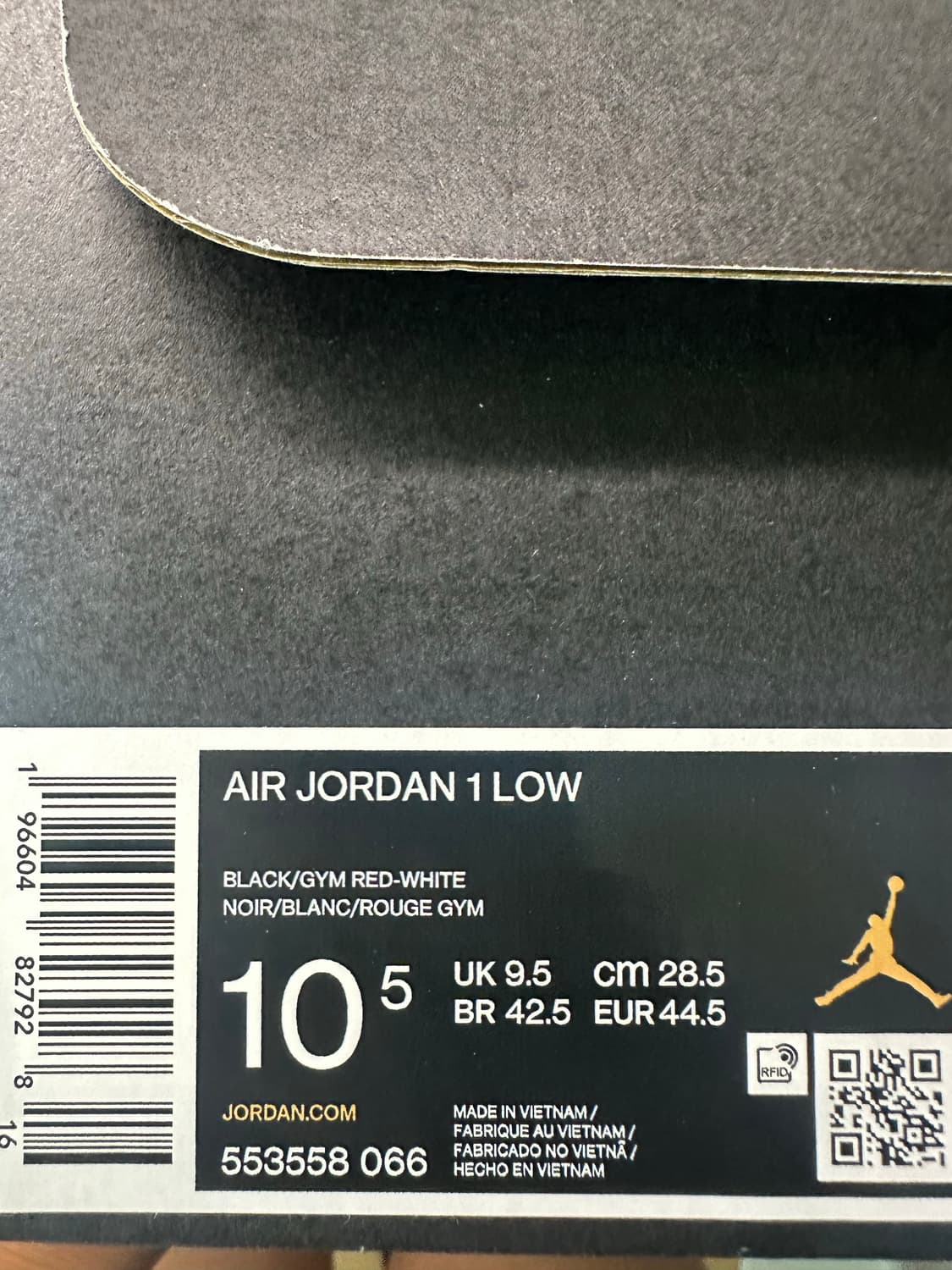 조던 1 로우 얼터네이트 브레드토 새상품 상품이미지2