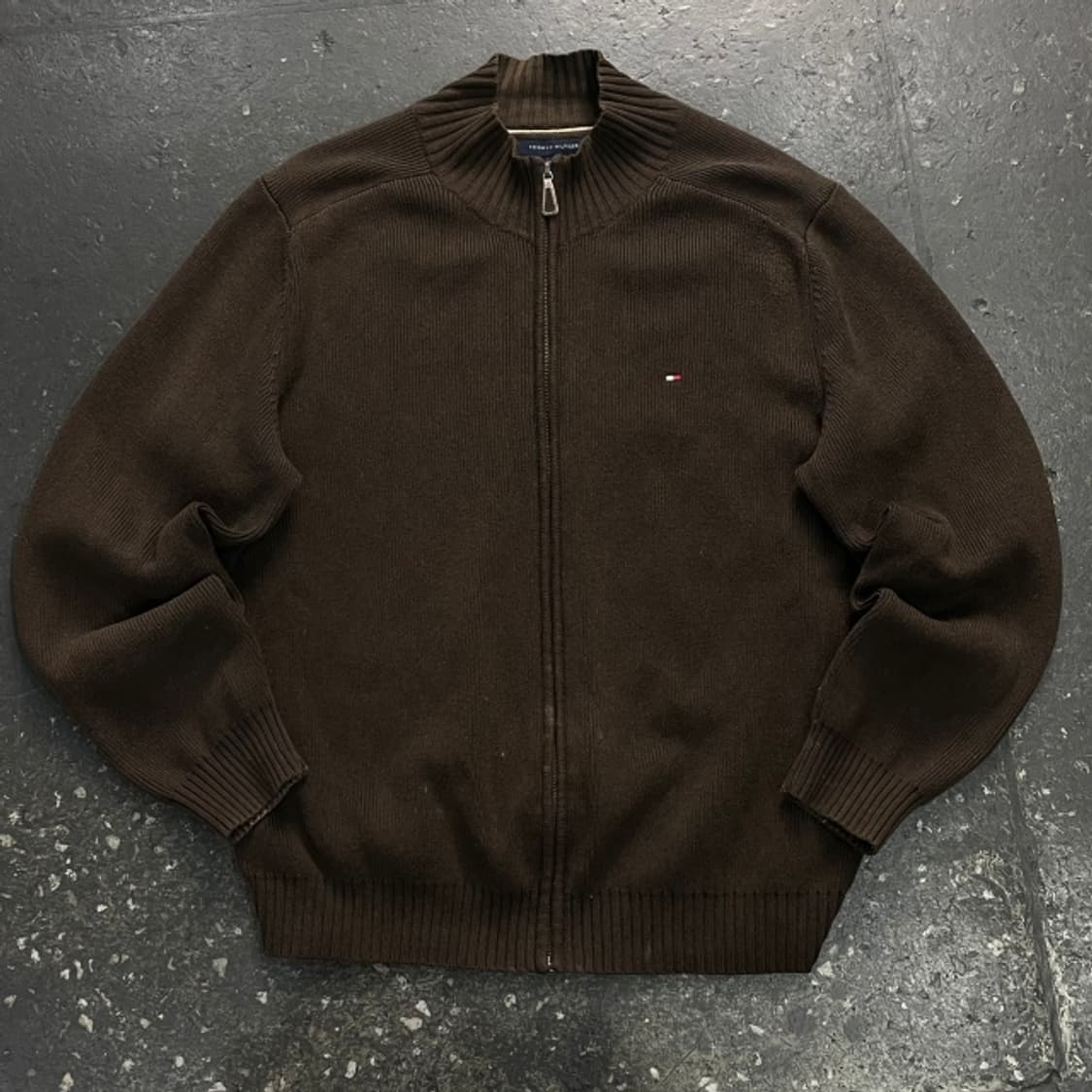 100 타미힐피거 니트집업 상품이미지1