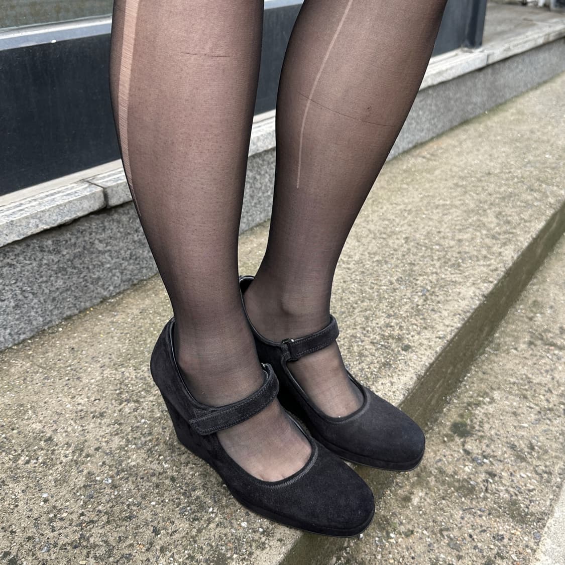 00s 빈티지 프라다 스포트 스웨이드 웨지 힐 상품이미지7