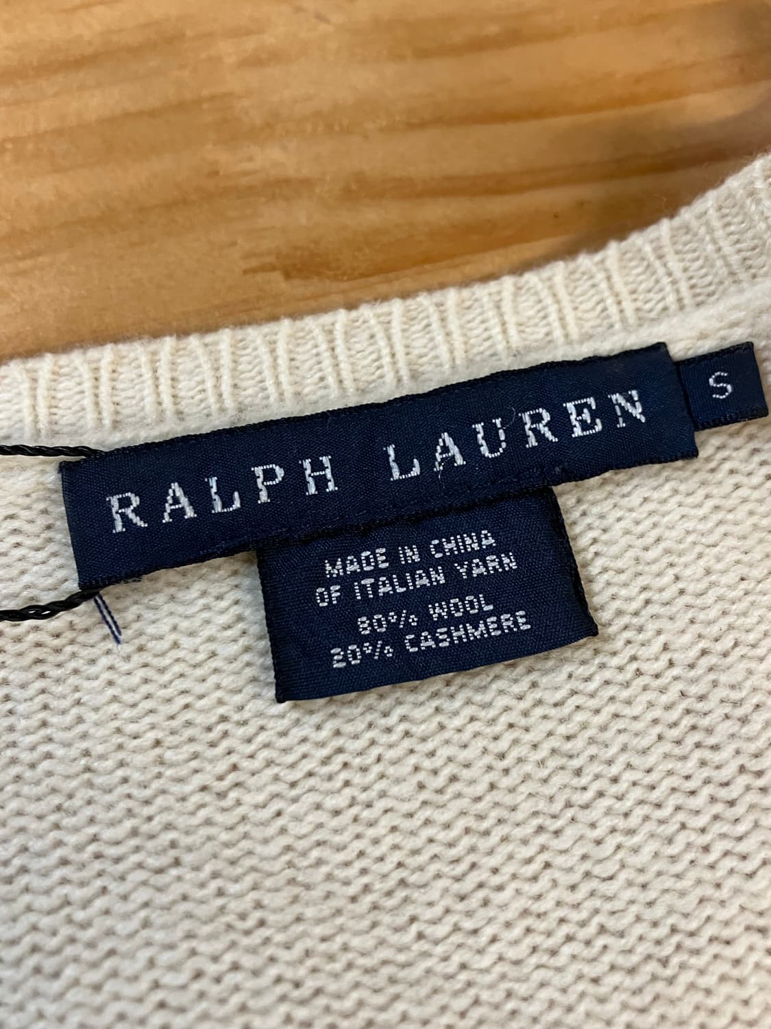 폴로 랄프로렌 니트 베이지 S #csz2013 상품이미지4