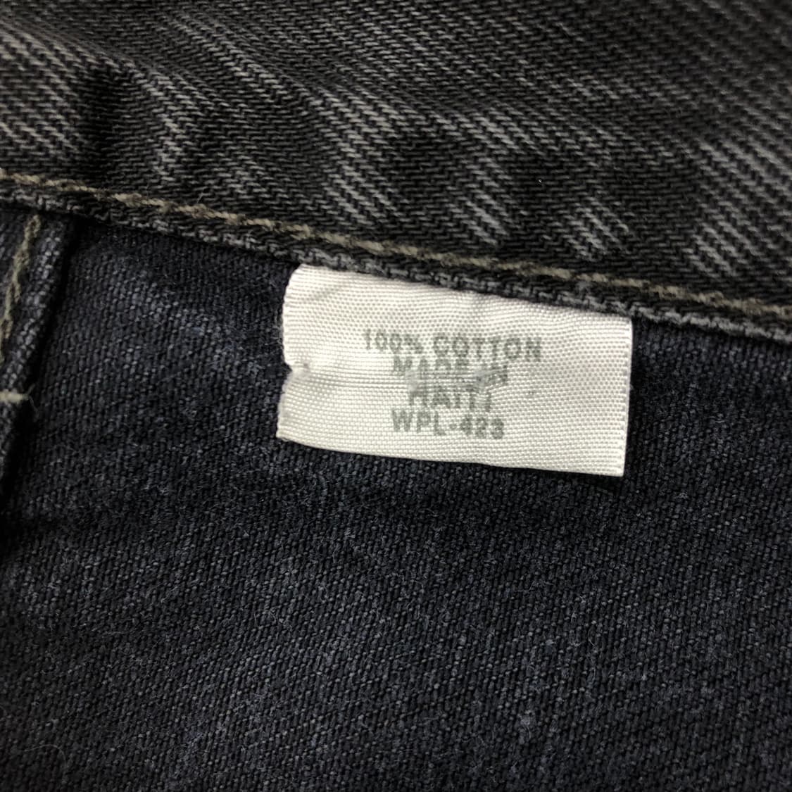 32 리바이스 501 블랙 워싱 흑청 데님 팬츠 상품이미지6