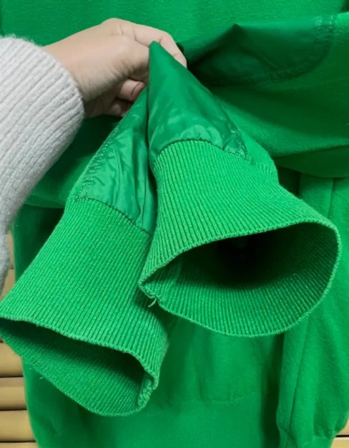 르꼬크골프 남성 방풍집업니트점퍼 LL 상품이미지4