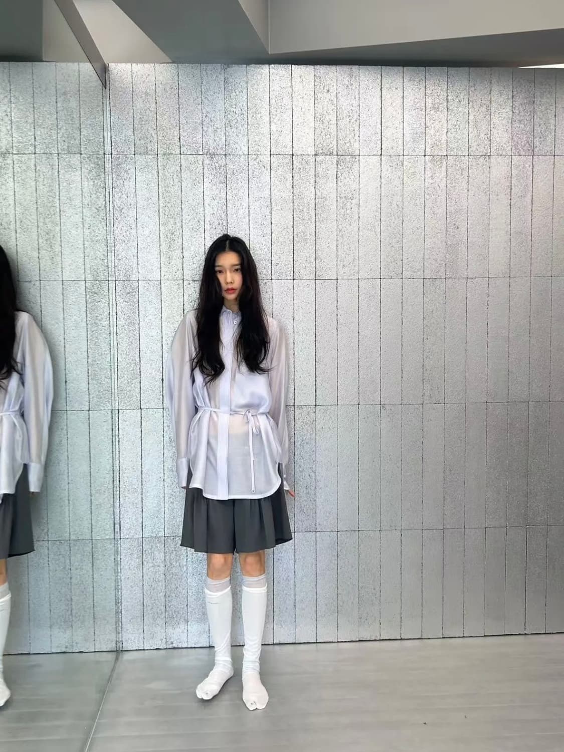 시스루 셔츠 상품이미지2