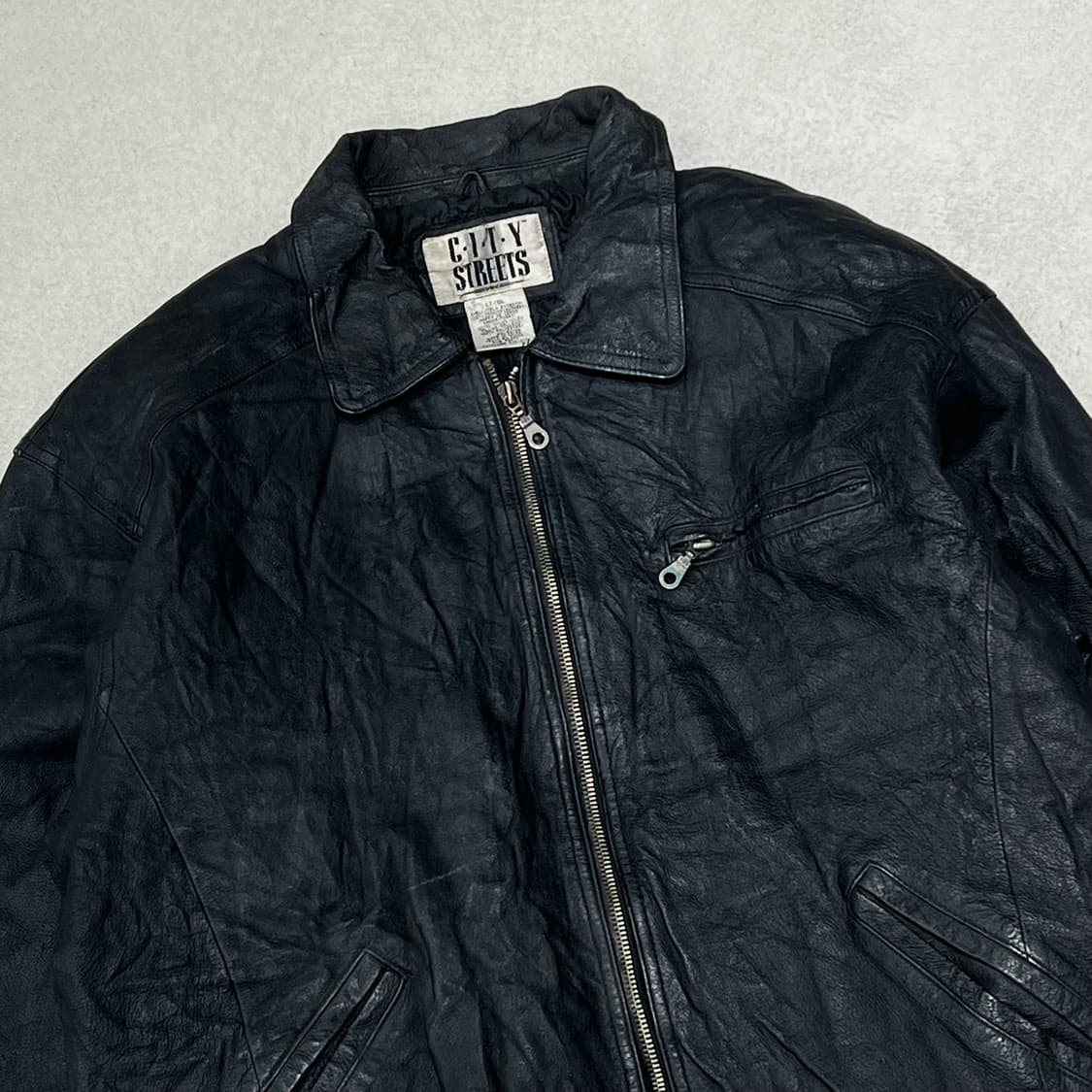 씨티스트릿 레더 봄버자켓 s10201 상품이미지4