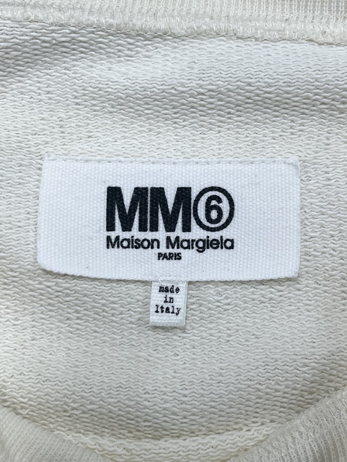 MM6 메종 마르지엘라 17s/s 컷아웃 하프 스웻셔츠 상품이미지4