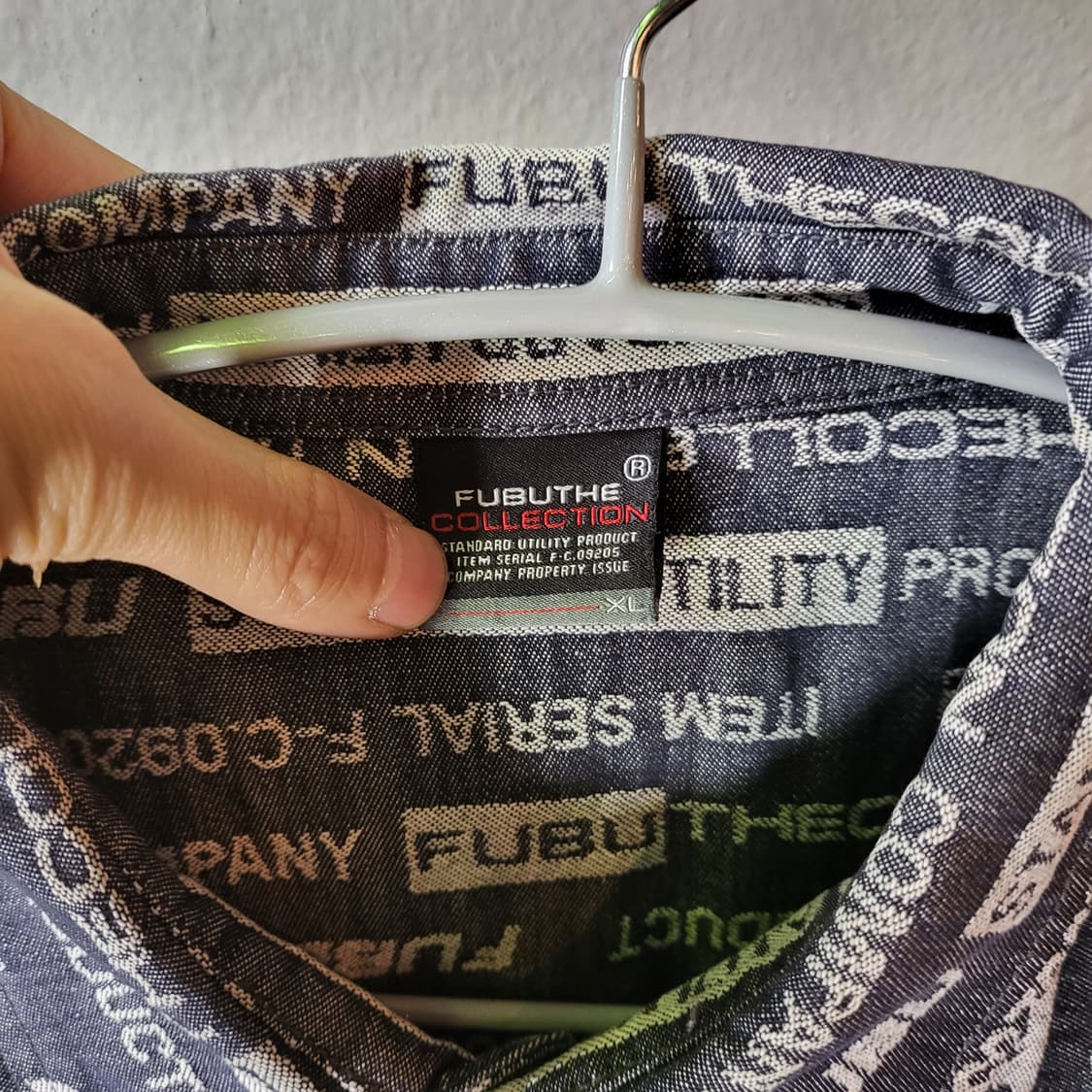 00s FUBU 데님 셔츠 (XL) 상품이미지5