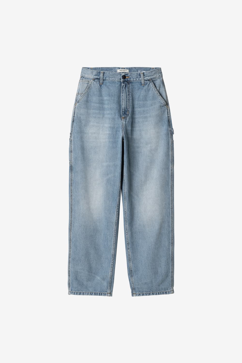 칼하트 여성 브랜든 싱글 니 팬츠 카마노 블루 버스트 워시드 상품이미지5