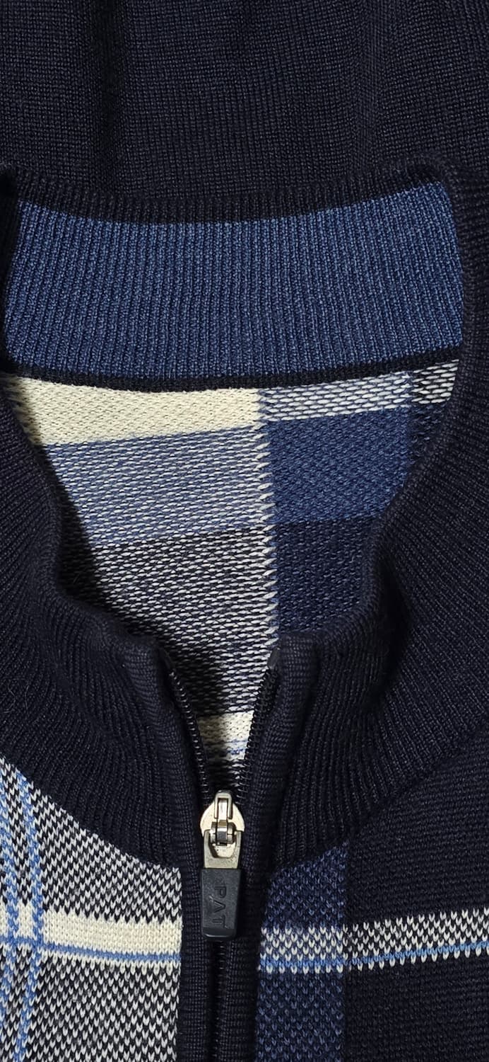 PAT 남성 체크 집업 가디건 105 상품이미지3