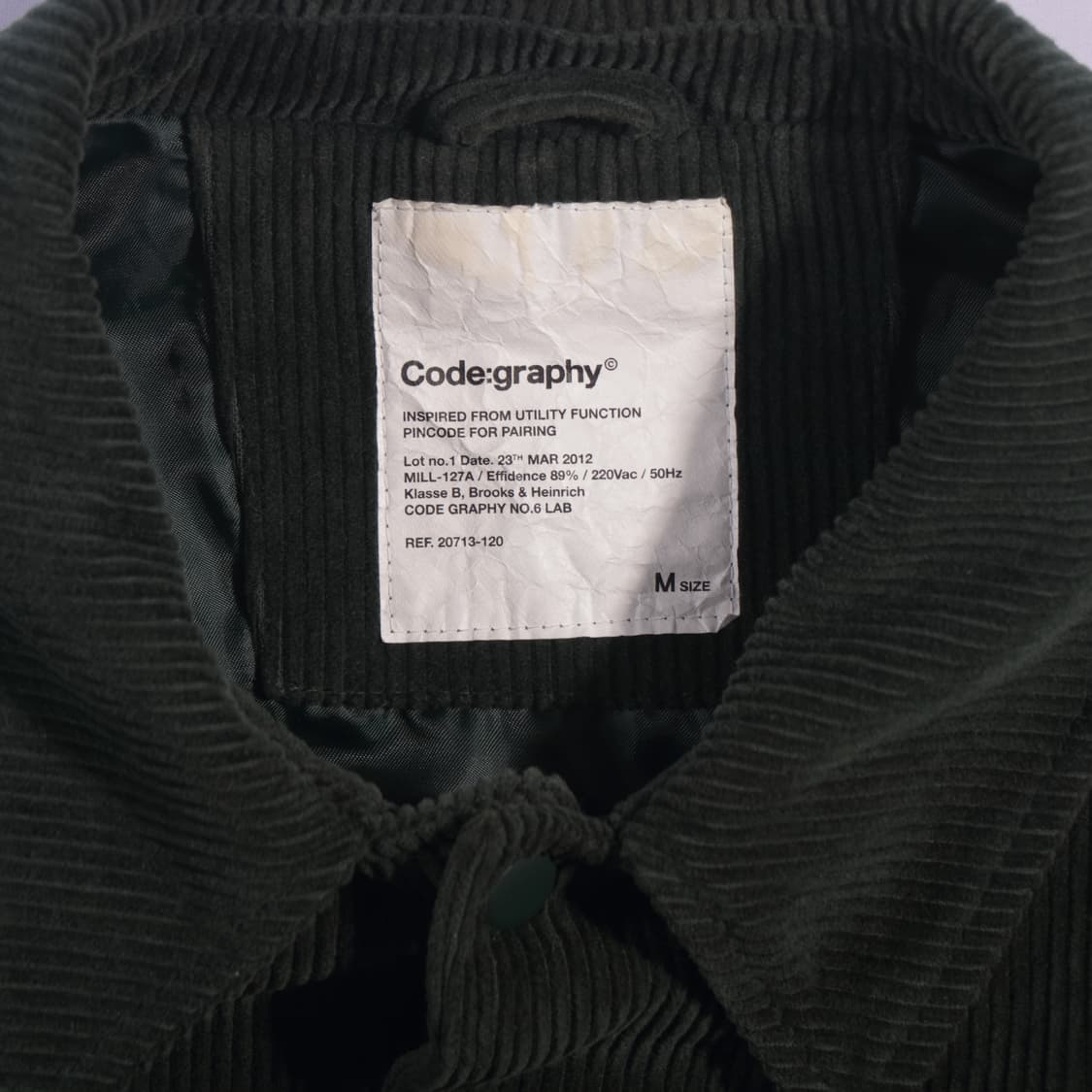 코드그라피 코튜로이 자켓 B144 상품이미지2