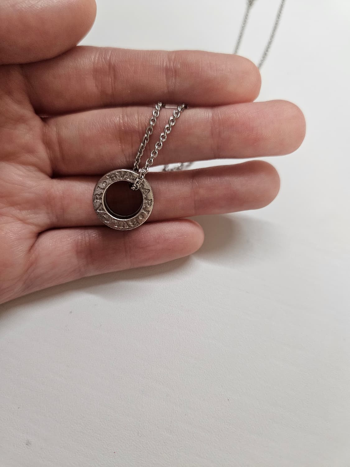 불가리 실버 락스터드 세이브더칠드런 목걸이 정품 상품이미지3