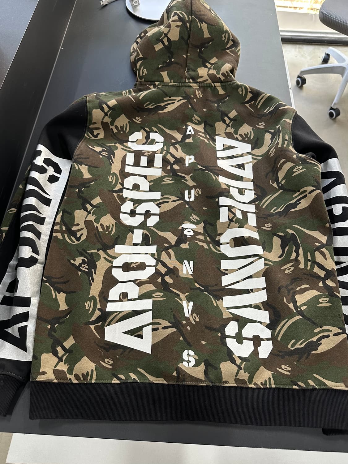 에이프 APUNVS 풀 카모 후드집엄  상품이미지6