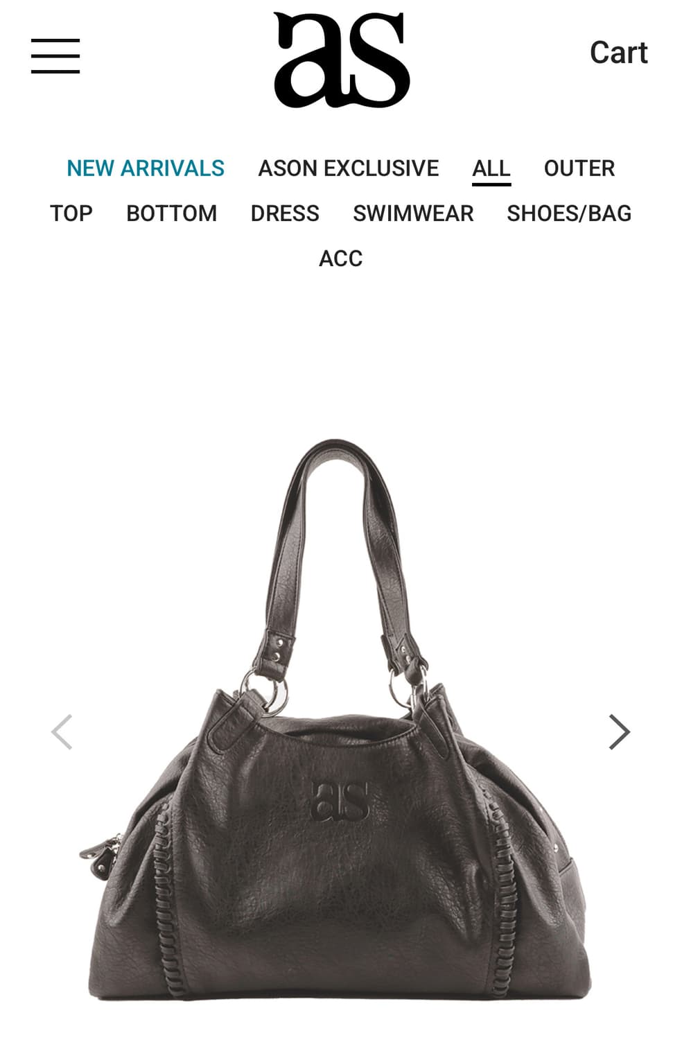 (구해요) 애즈온 보니타 빅백 브라운 구해요! 상품이미지1