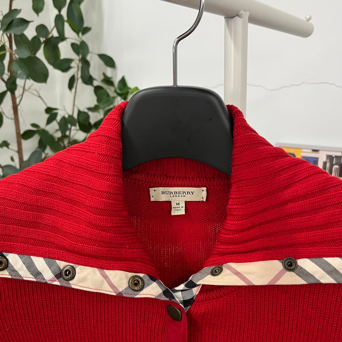 버버리 우먼 메리노울 니트 M 상품이미지3