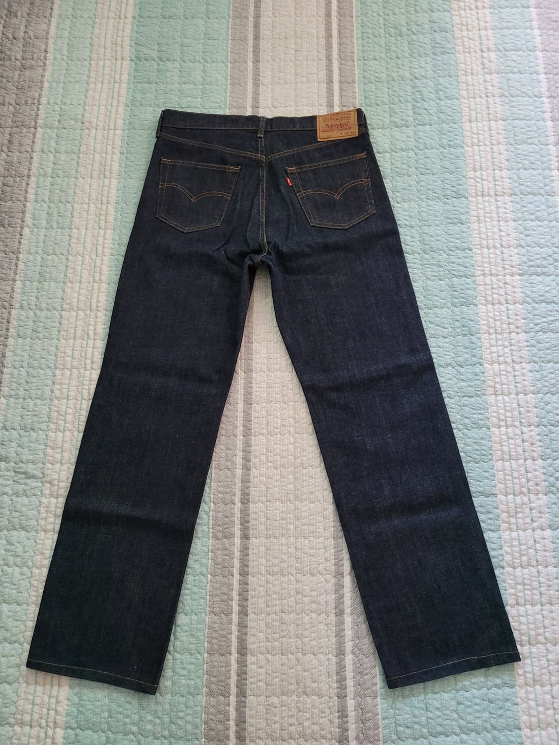 리바이스 재팬 507 레귤러스트레이트 진청진 탭34 (실32사이즈) 상품이미지7