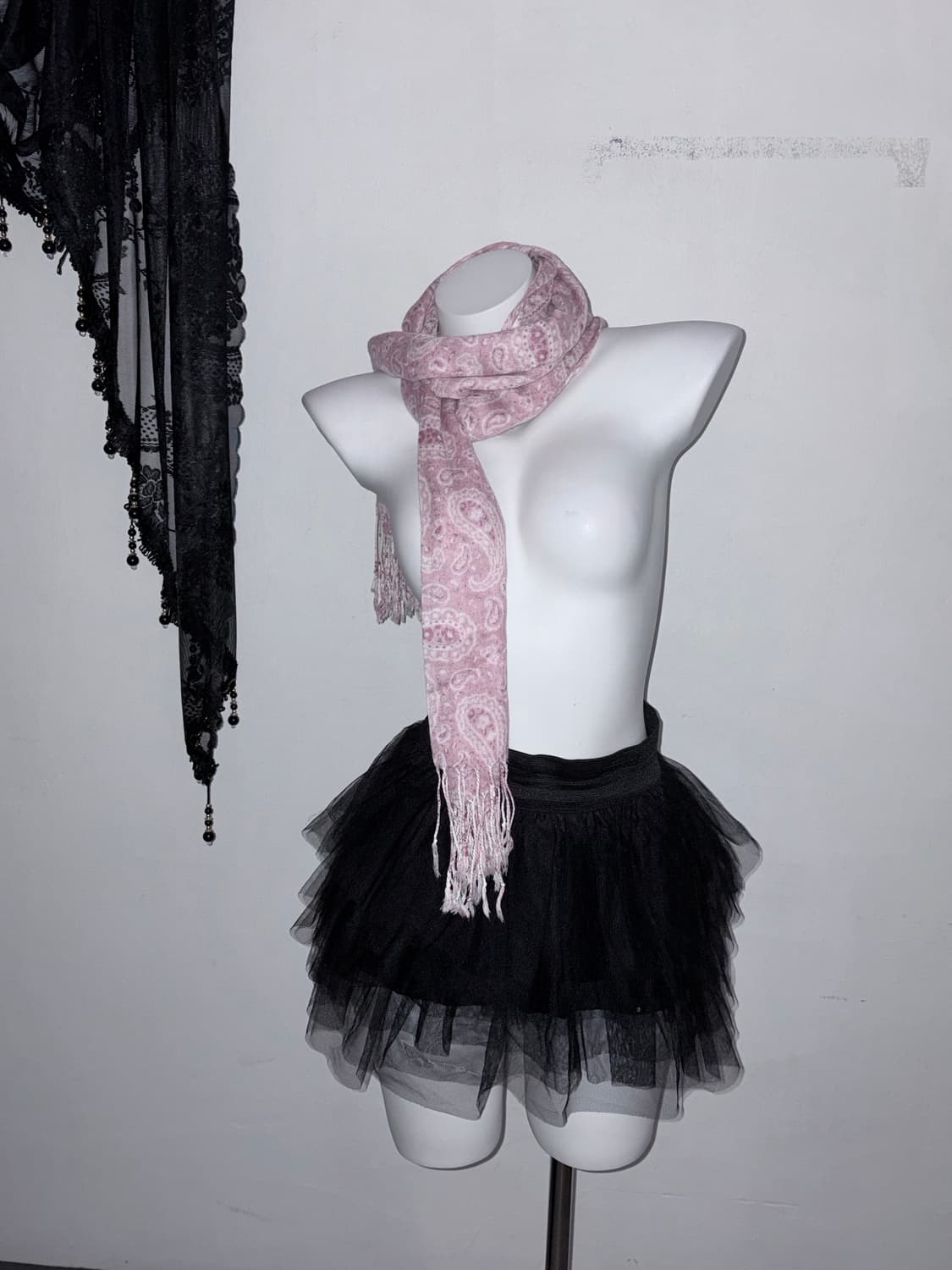 핑크 페이즐리 목도리 머플러 히메갸루 페어리 상품이미지1