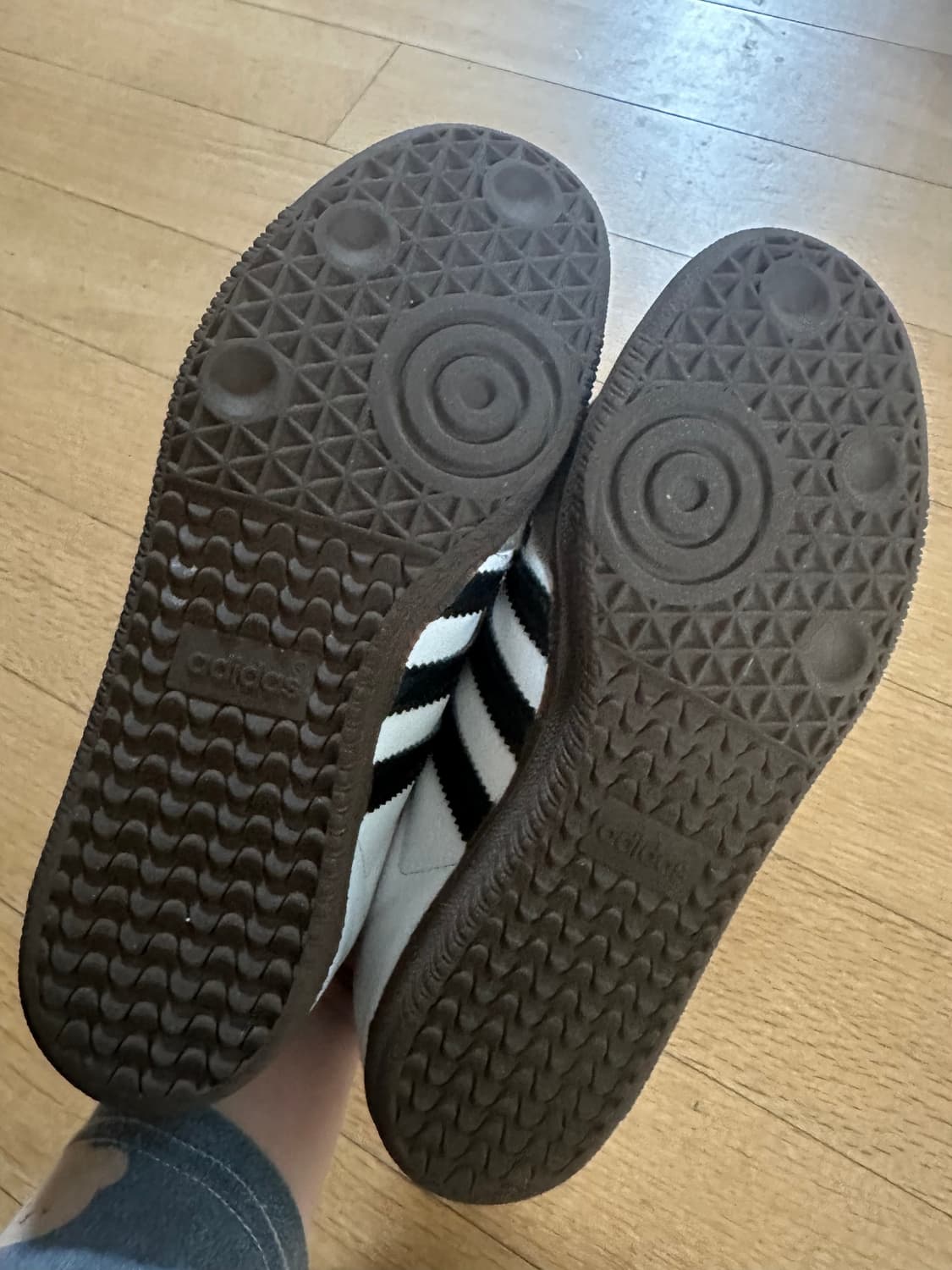 아디다스 삼바 비건 화이트 블랙 245 상품이미지7