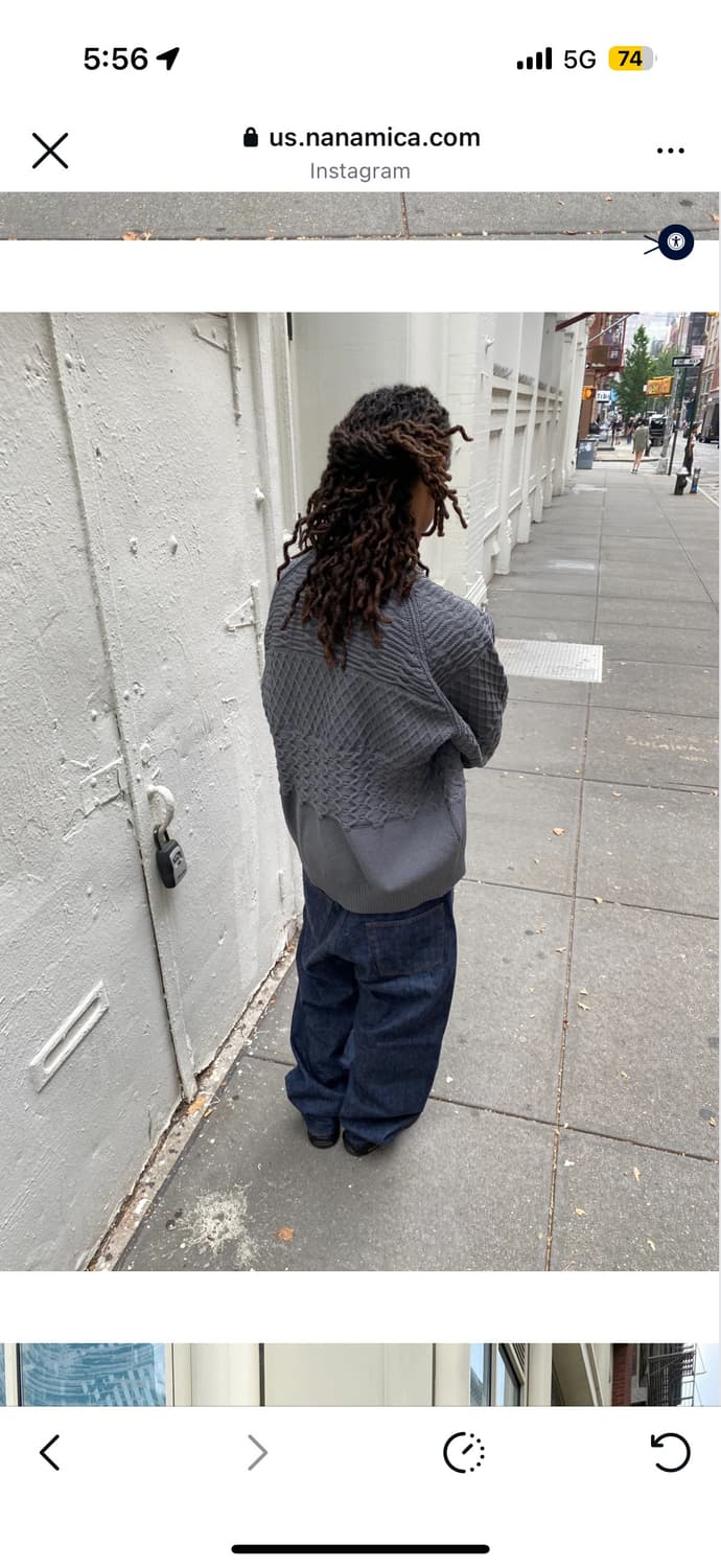 NANAMICA CREW NECK SWEATER 상품이미지2