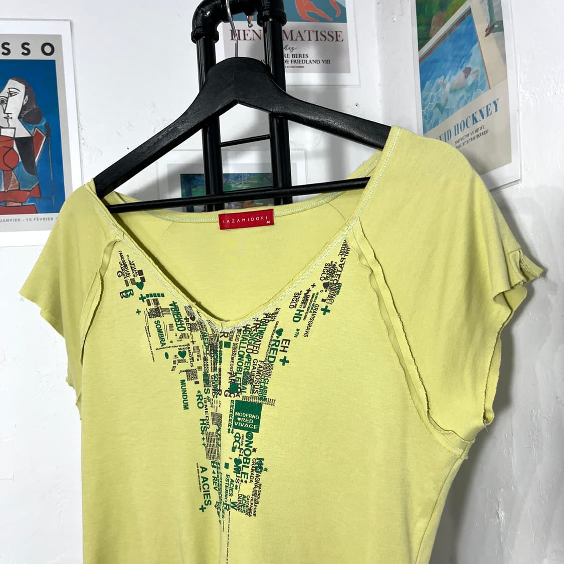 카자미도리 y2k 그런지 티셔츠 상품이미지4