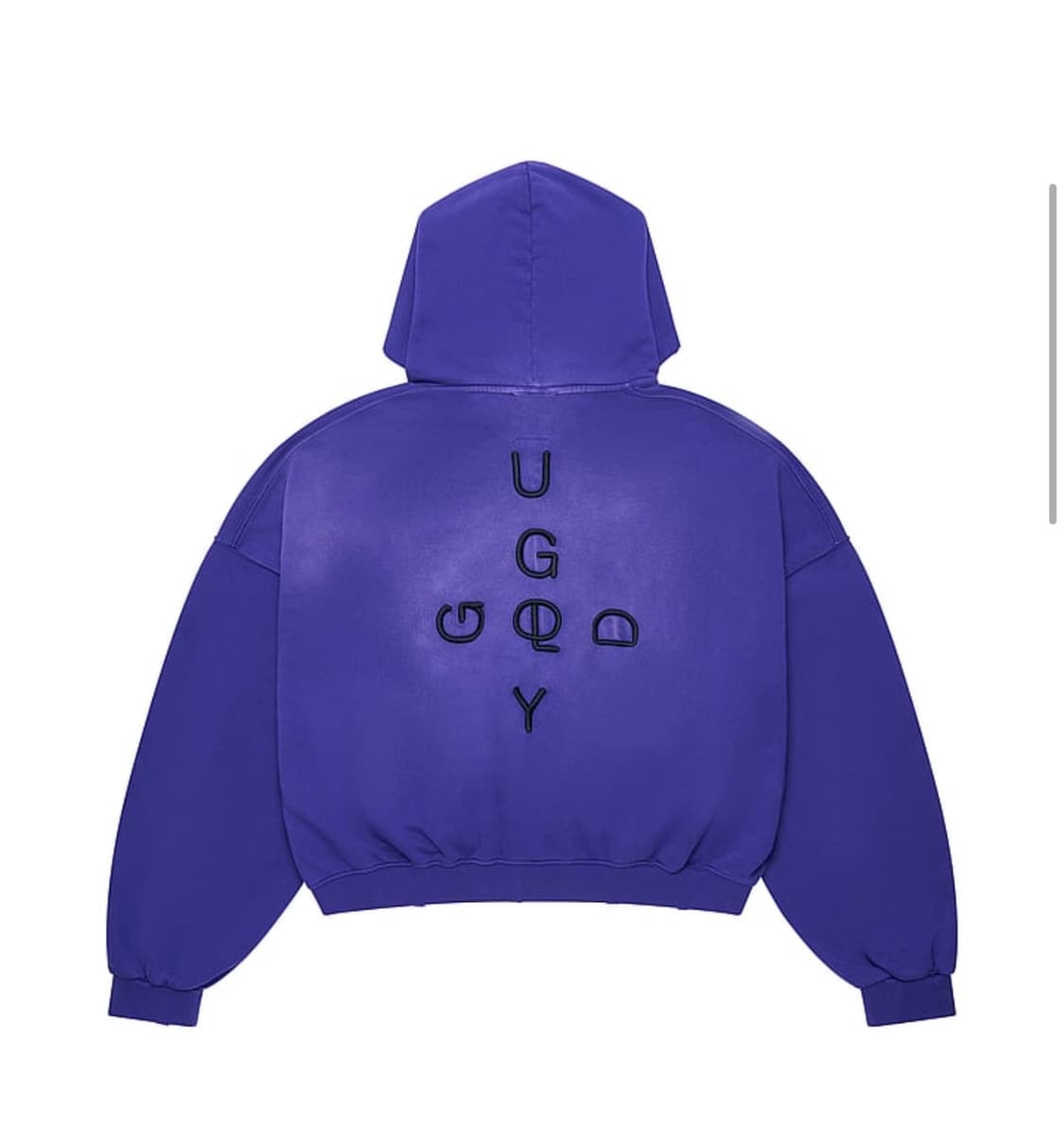 공공육이 레터링 후드 집업 2사이즈 새상품  상품이미지2