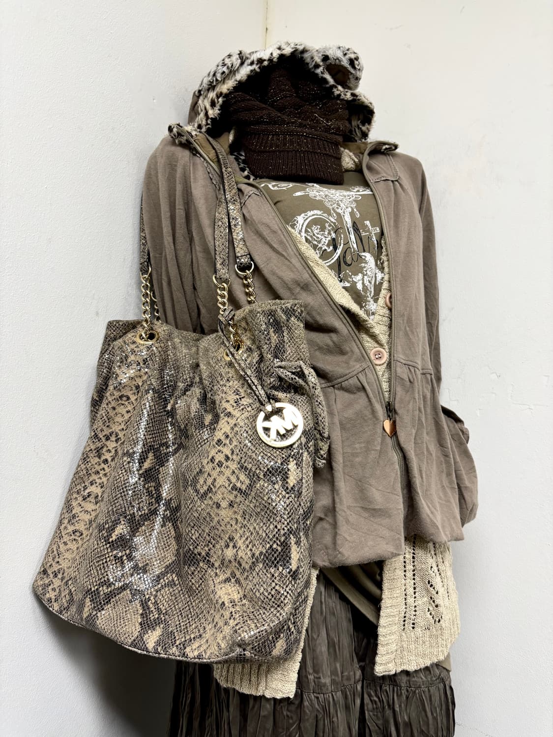 “Michael Kors” 00’s Mood Python Bag 상품이미지6